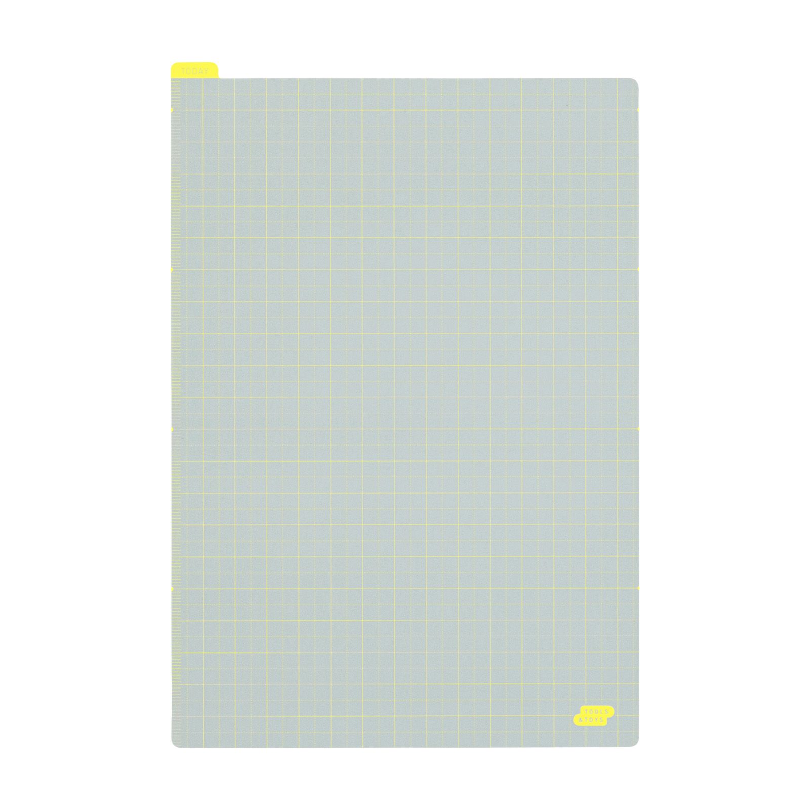 日本ほぼ日手帳墊板/ A5/ Ice Gray x Yellow