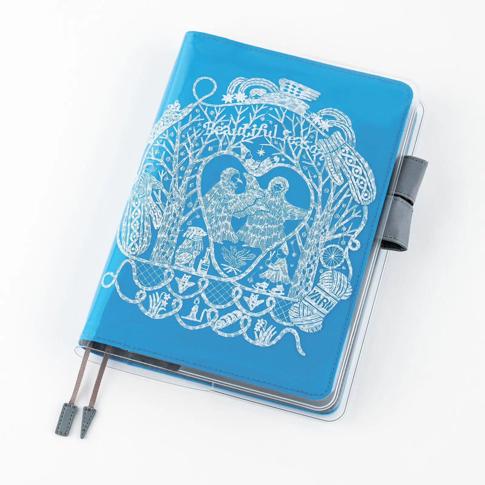 日本ほぼ日手帳外皮用透明保護書衣/ A5/ 奥見伊代/ 美麗的季節
