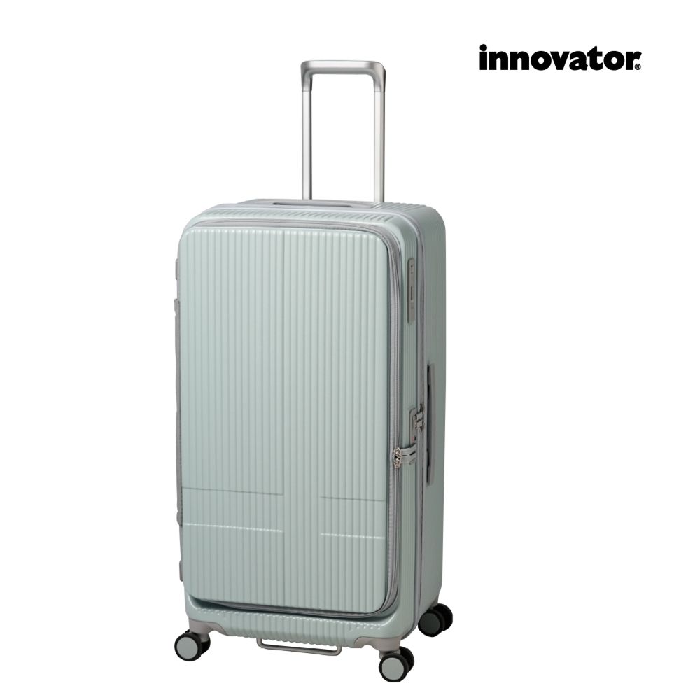 【Innovator】29吋 雙前開 剎車 防盜拉鍊胖胖箱/ 淡藍色