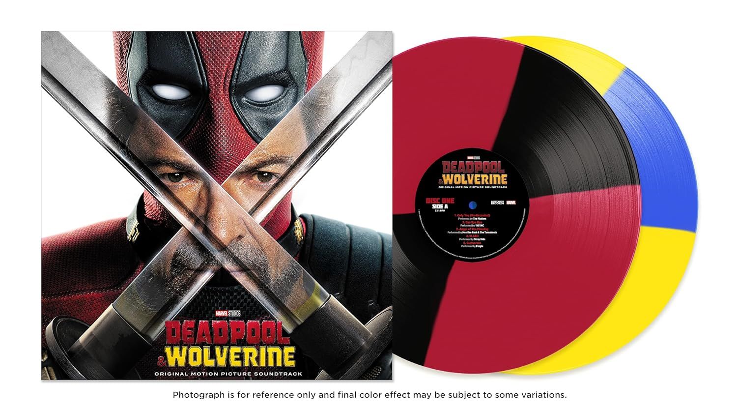 Deadpool & Wolverine (2LP/Red & Black, Blue & Yellow Vinyl)