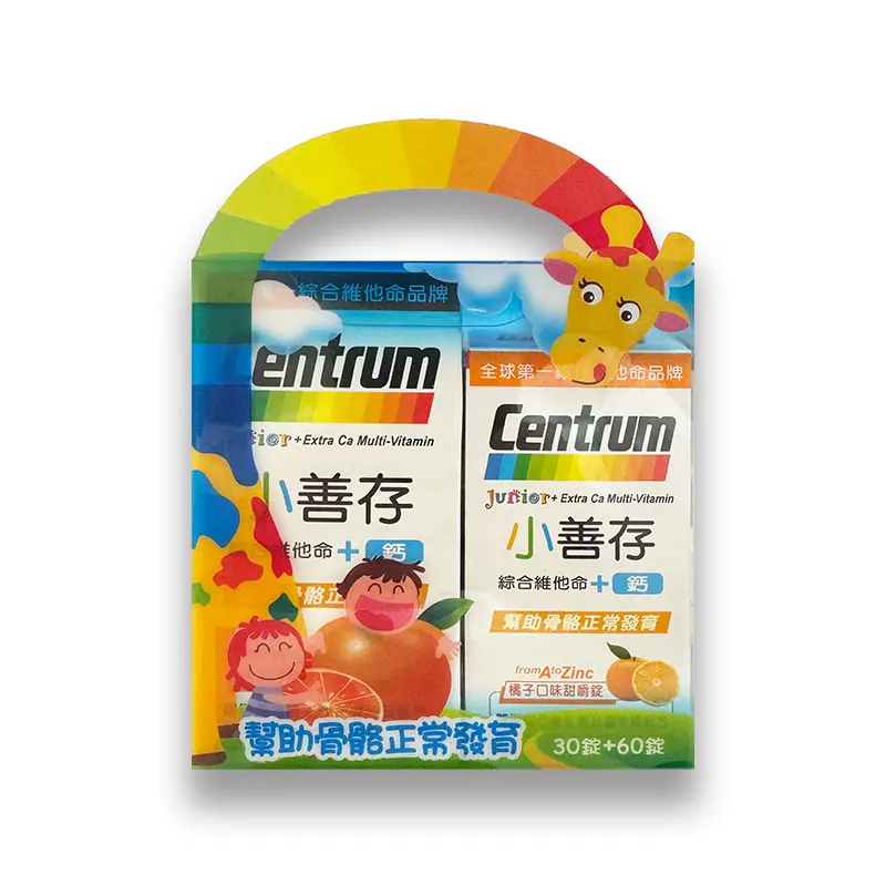 【善存】小善存 綜合維他命+鈣-禮盒60+30錠