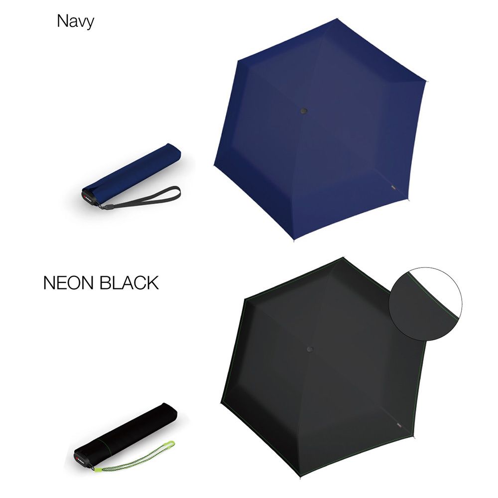 Knirps®德國紅點傘 US.050 手開傘 NEON BLACK
