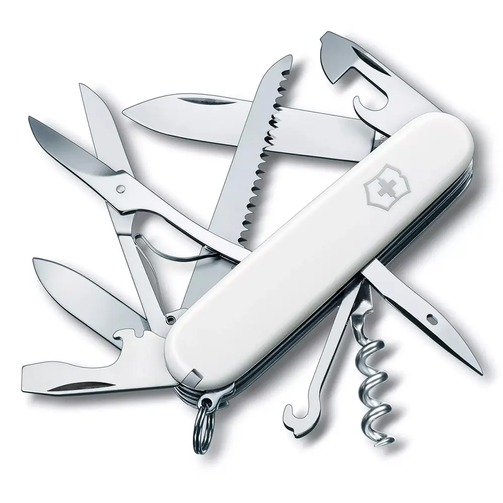 VICTORINOX 瑞士維氏 狩獵者15用瑞士刀-白