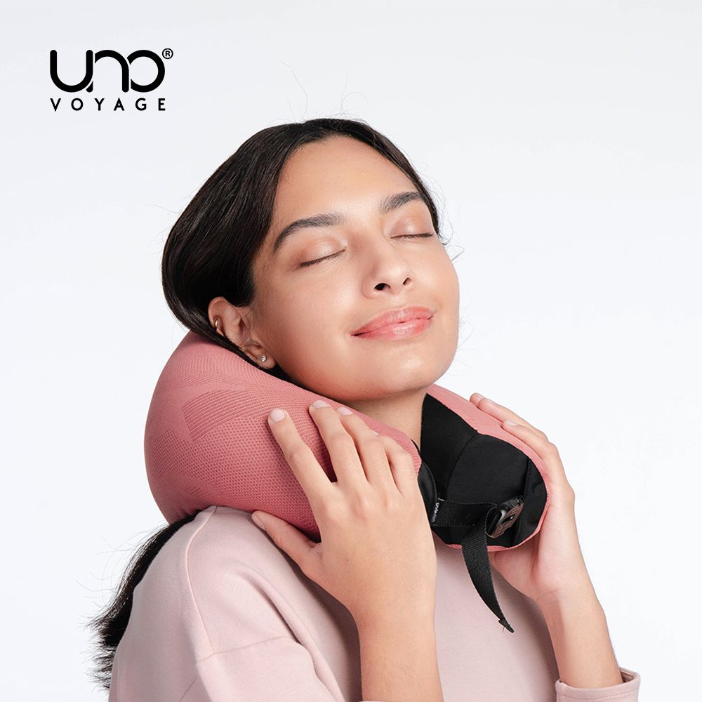 UNO VOYAGE UNO® Knit織麻旅行頸枕/ 伊斯坦堡紅