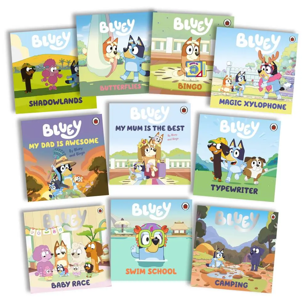 布麗原創故事超值組➤Bluey 10 Picture Book Set (10冊合售)