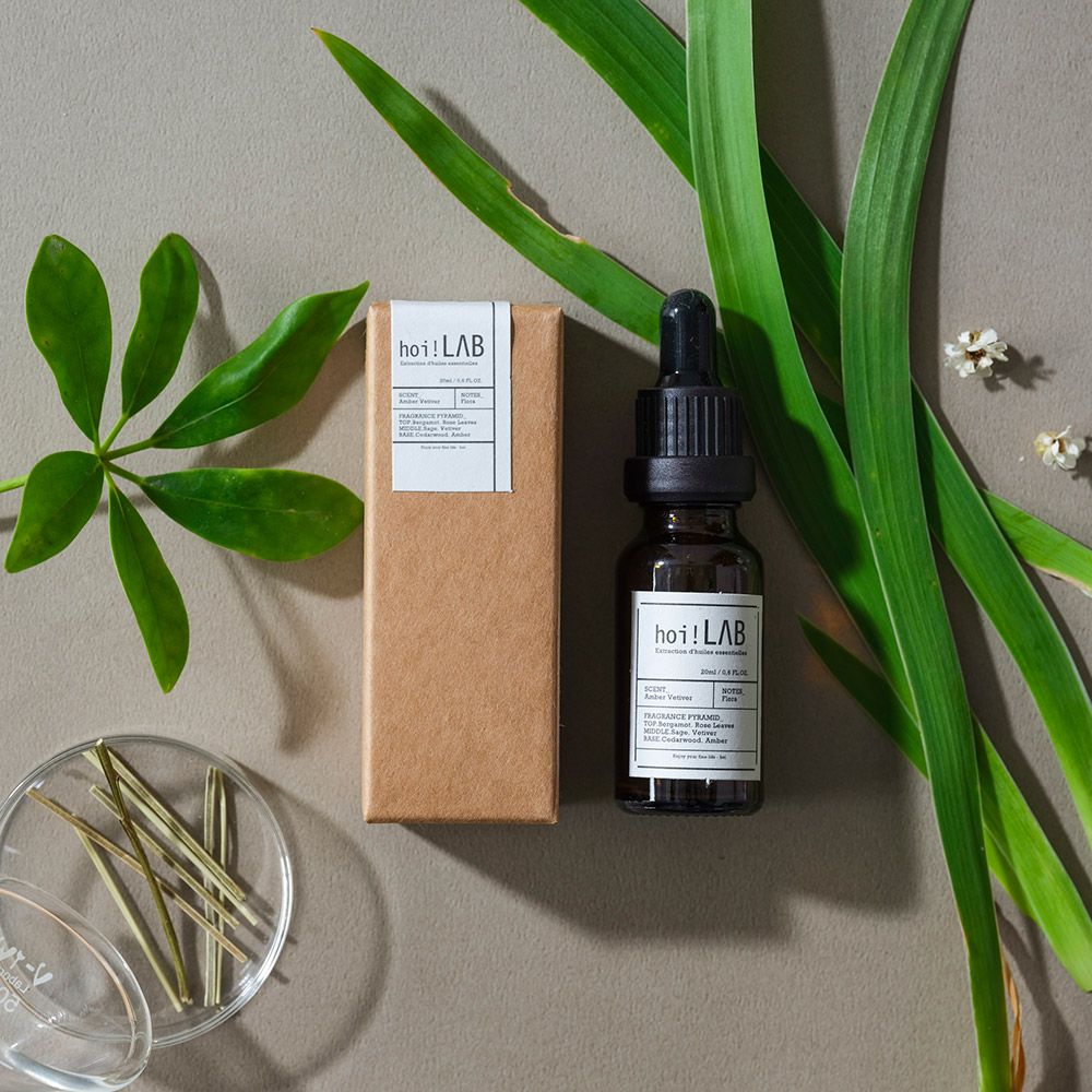 【hoi!LAB】實驗室經典-香氛精油20ml/ 琥珀岩蘭草
