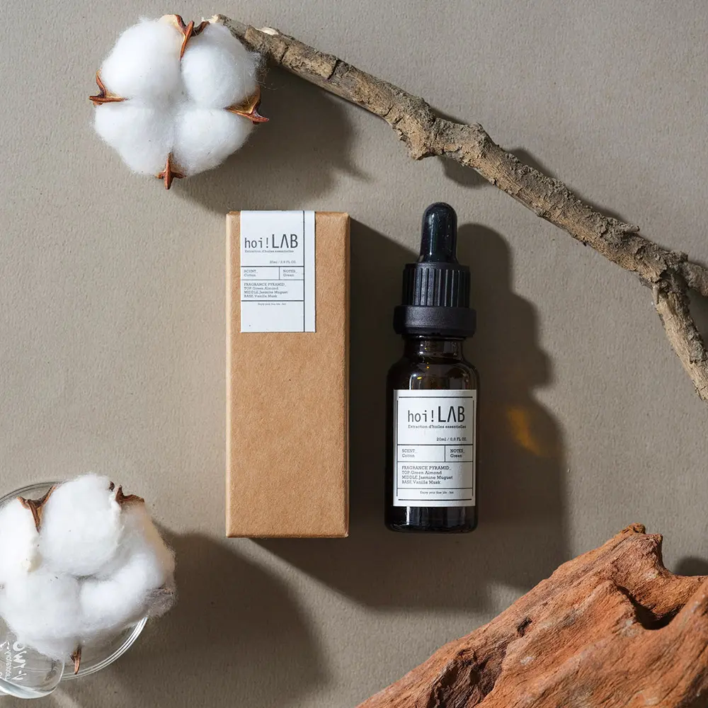 【hoi!LAB】實驗室經典-香氛精油20ml/ 木質棉花