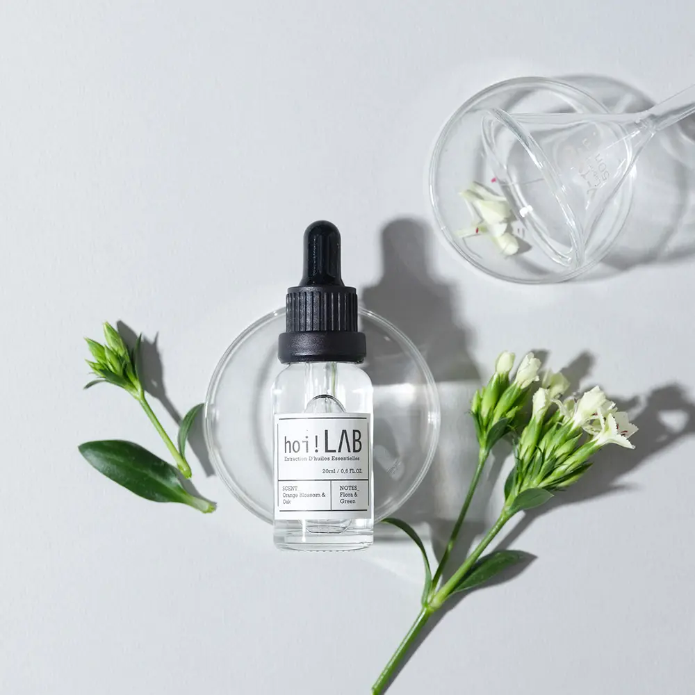 【hoi!LAB】實驗室乾燥花-香氛精油20ml/ 橙花白橡木