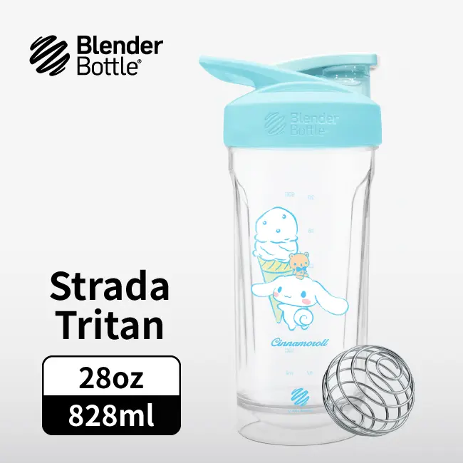 BlenderBottle Strada Tritan三麗鷗Sanrio大耳狗按壓式環保水壺/ 28oz/ 828ml