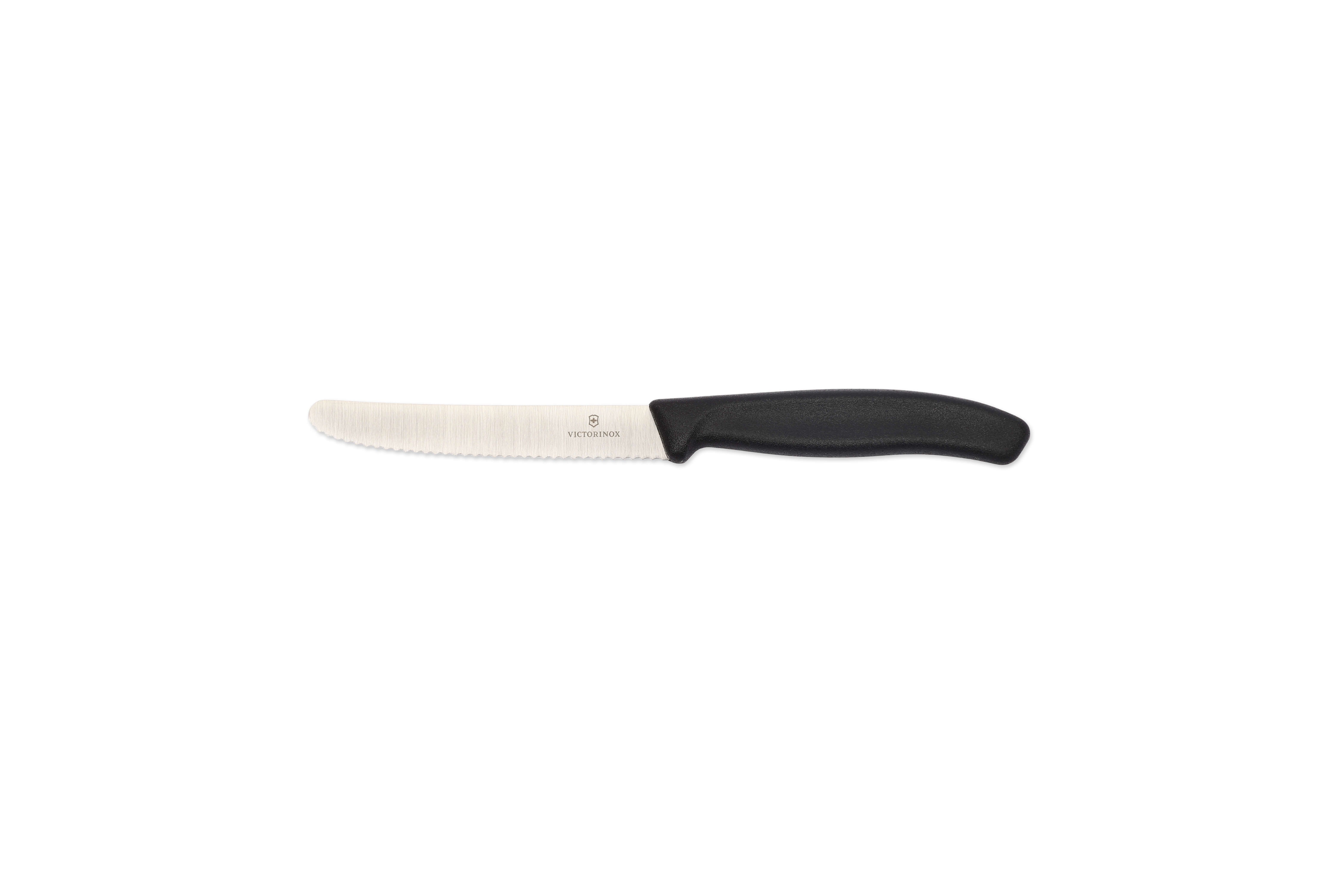 VICTORINOX 瑞士維氏 番茄刀/水果刀 盒裝 - 黑