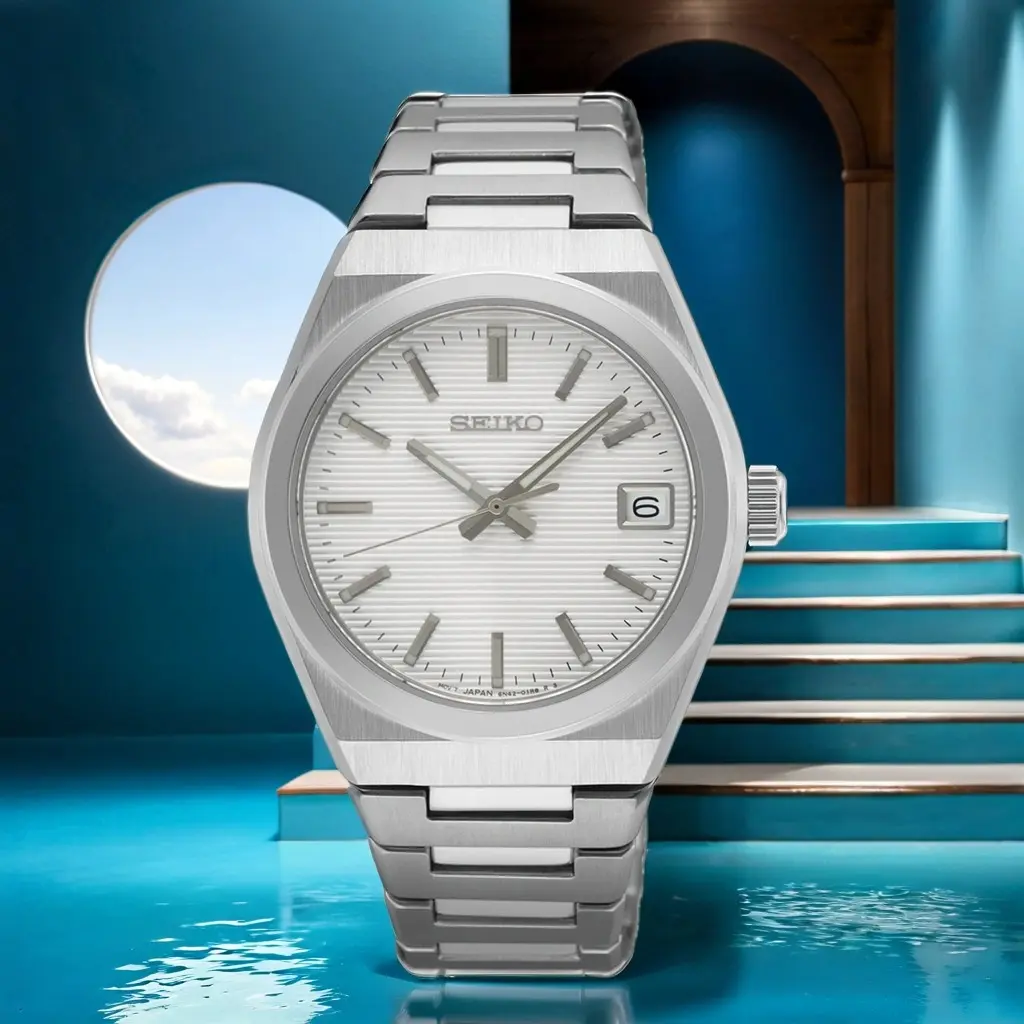 SEIKO 精工CS 橫紋錶盤女錶-34mm SUR573P1 6N42-00N0S