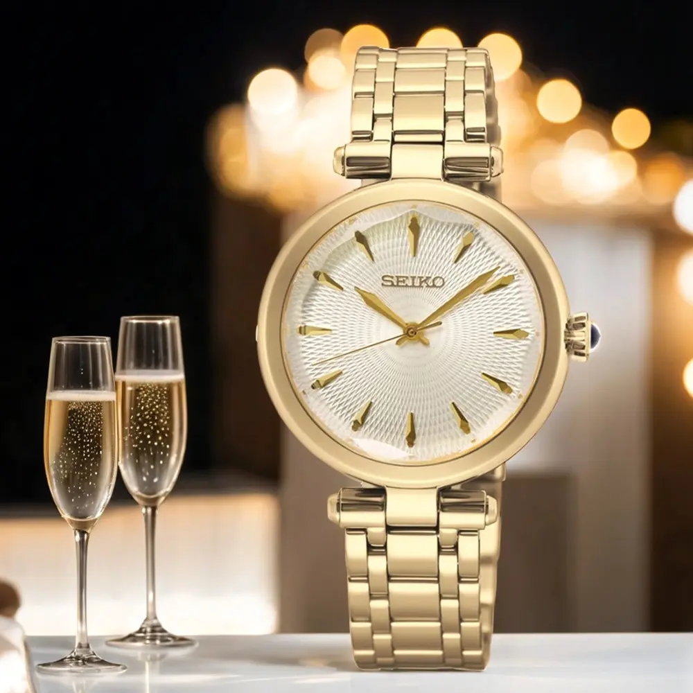 SEIKO 精工CS 優雅輕奢風女錶-30mm SRZ554P1 7N01-0KX0G