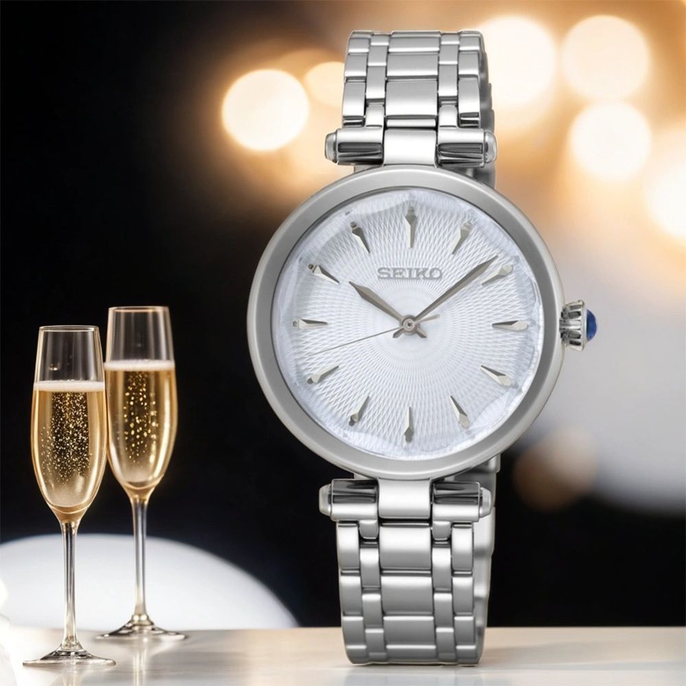 SEIKO 精工CS 優雅輕奢風女錶-30mm SRZ553P1 7N01-0KX0B
