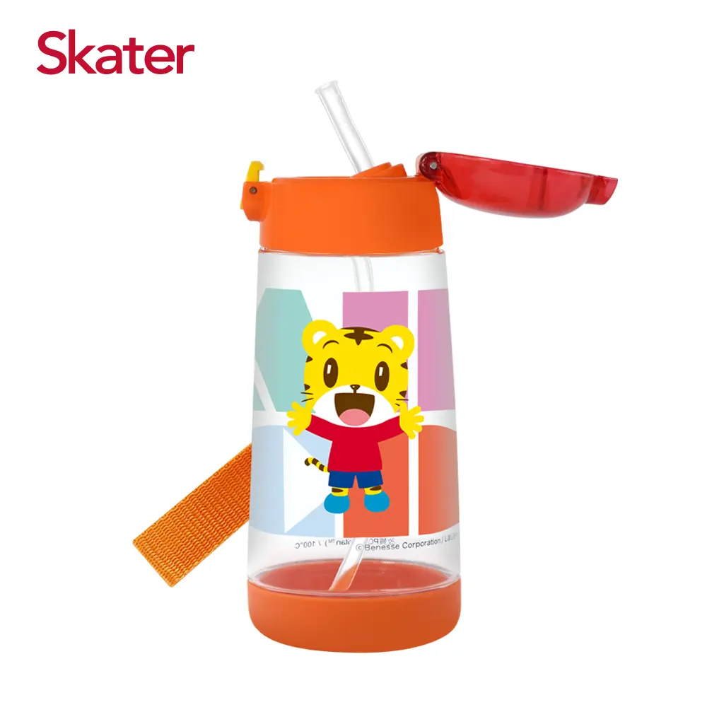 Skater PET吸管水壺/ 480ml/ 巧虎ABC
