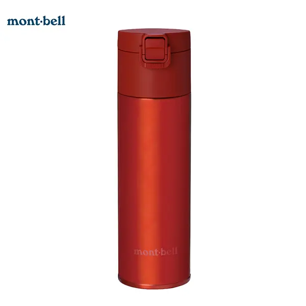 日本【Montbell】ALPINE THERMO BOTTLE ACTIVE 0.5L 保溫瓶 / 不鏽鋼保溫瓶 / 戶外水瓶/ 紅色