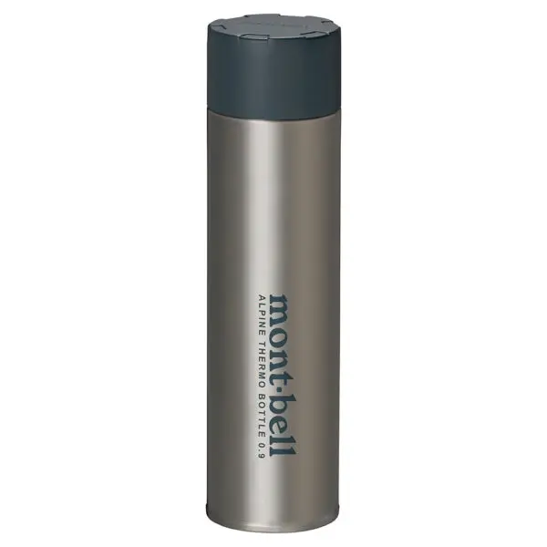 日本【Montbell】ALPINE THERMO BOTTLE 0.9L 保溫瓶 / 戶外水瓶 / 不鏽鋼保溫瓶/ 鋼色