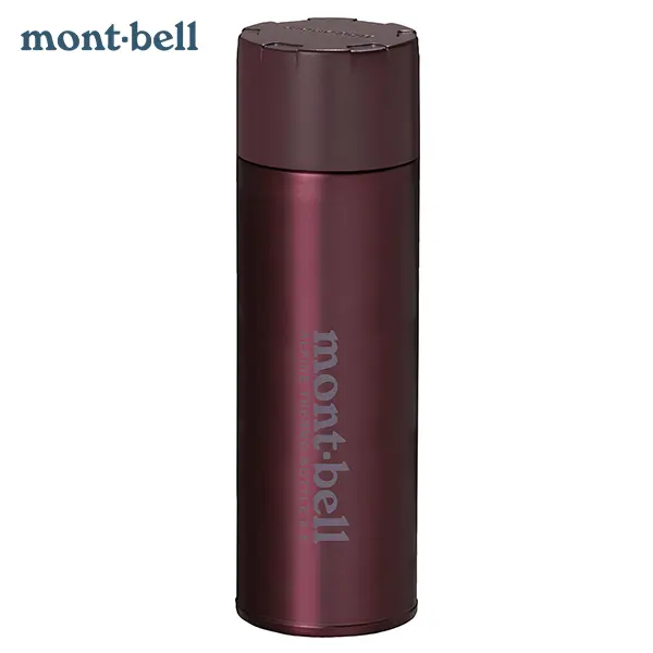 日本【Montbell】PINE THERMO BOTTLE 0.5L 保溫瓶/ 輕量保溫瓶 / 戶外水瓶 / 不鏽鋼保溫瓶/ 酒紅