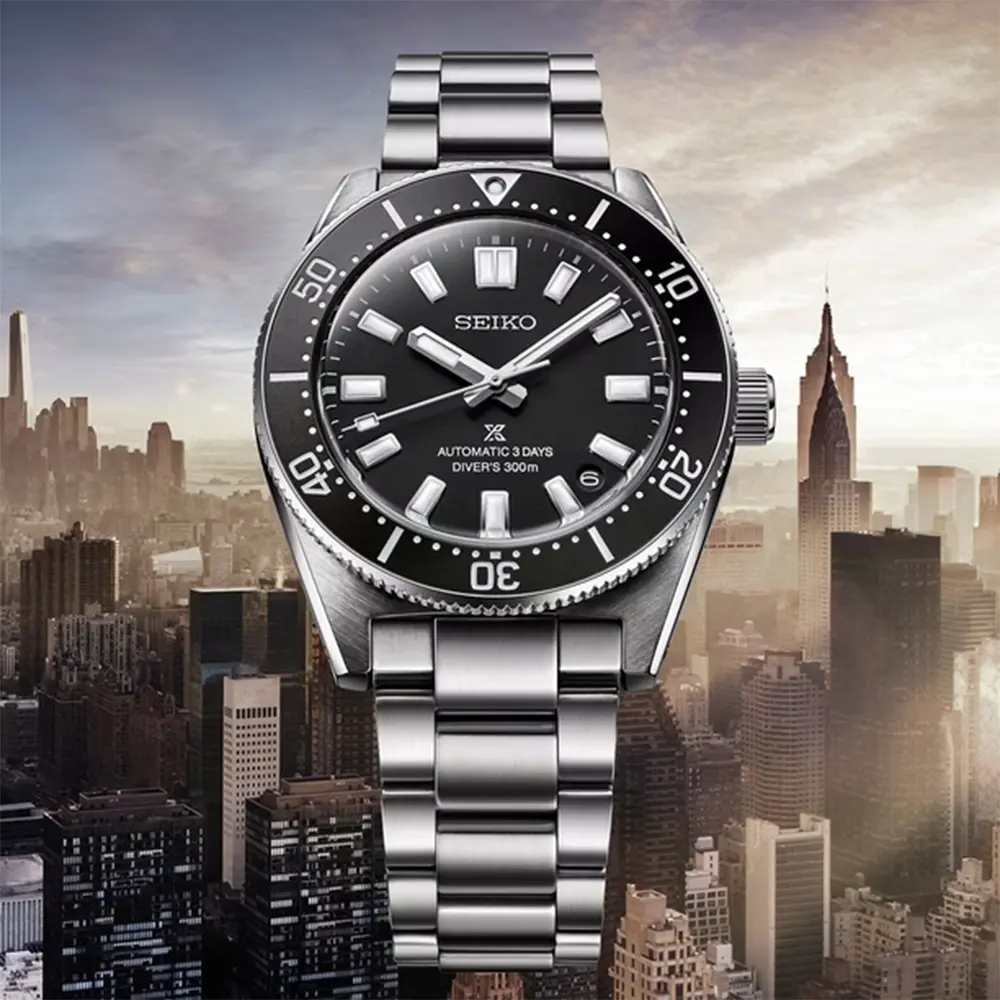 SEIKO 精工Prospex 三日鍊300米潛水錶 機械錶-40mm(SPB453J1/6R55-00G0D)