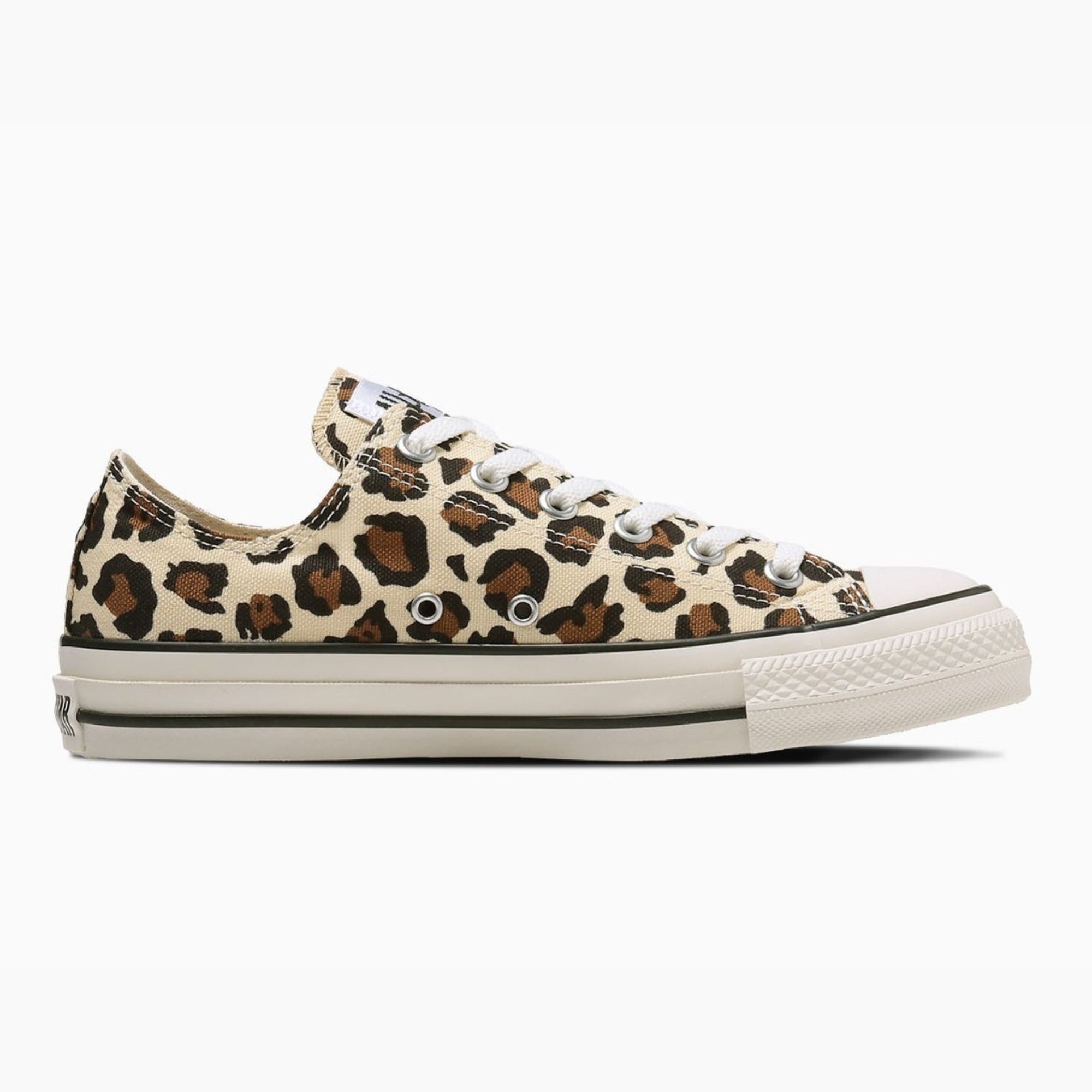 日本限定 Converse ALL STAR Ⓡ LEOPARD OX 低筒 棕豹紋/ 22 cm
