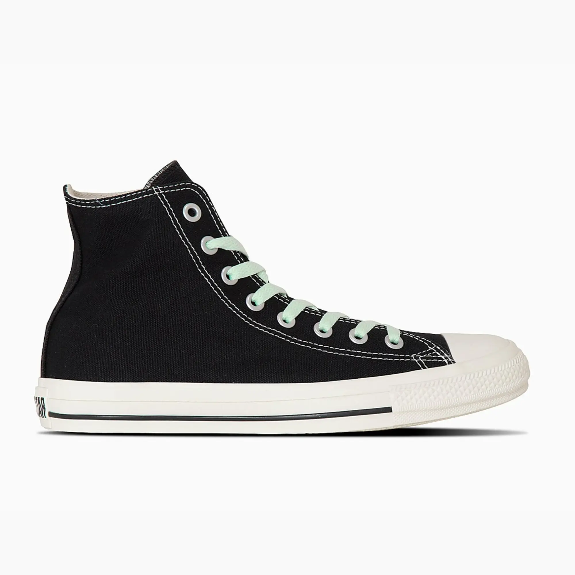 日本限定 Converse ALL STAR PC HI 高筒 色彩拼接款 黑色薄荷綠/ 25 cm
