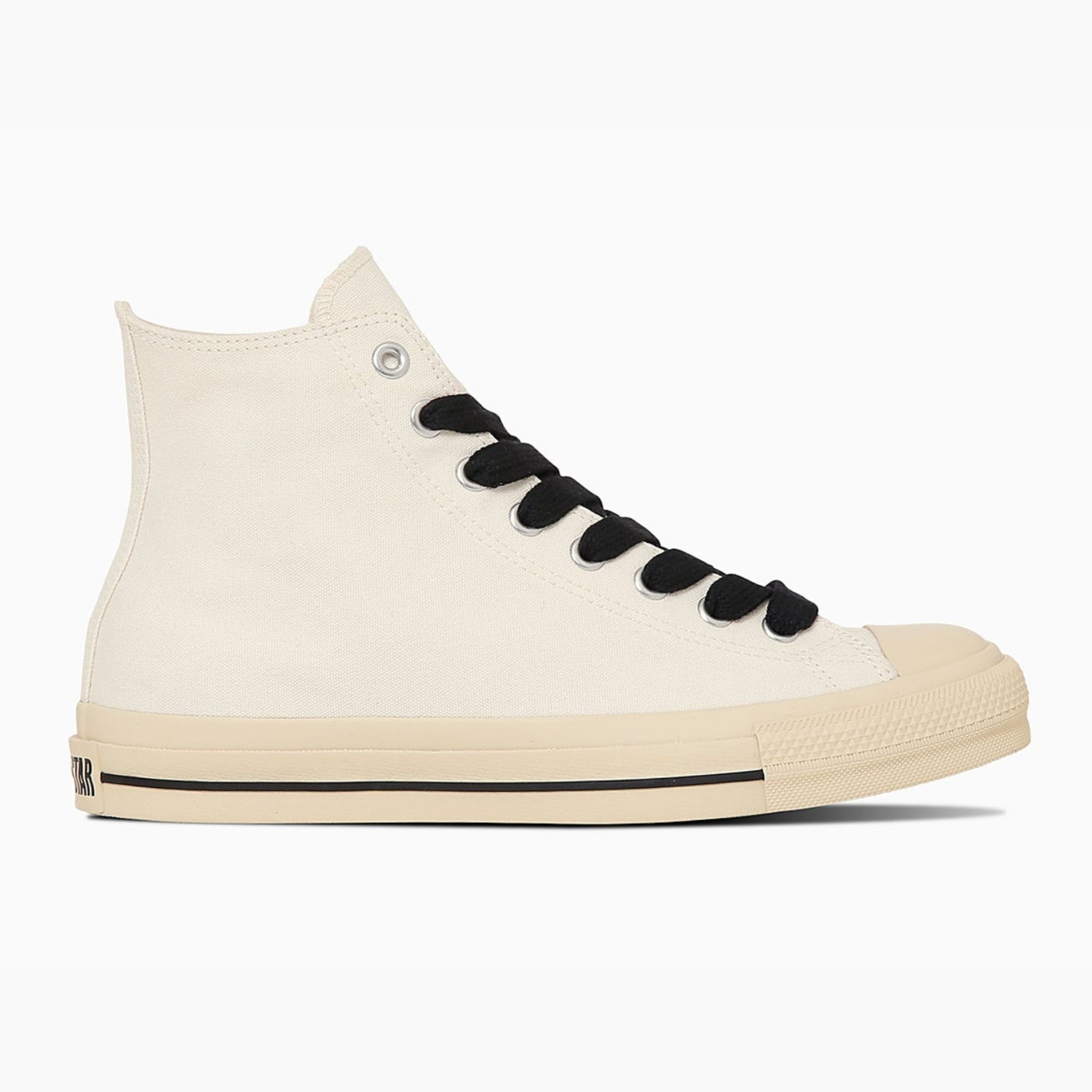 日本限定 Converse ALL STAR Ⓡ FS HI 高筒 復古粗鞋帶 舊白色/ 23.5 cm