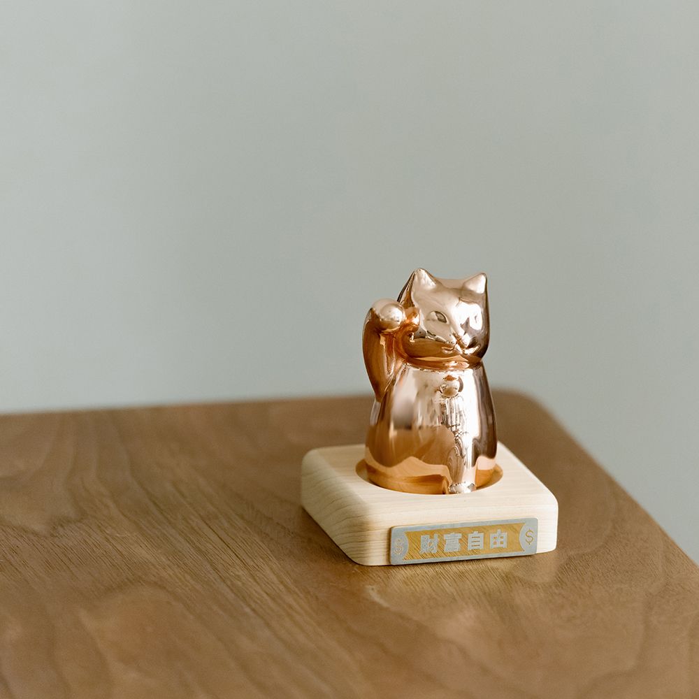 呼運貓成貓組/ 玫瑰金/ 檜木限定版