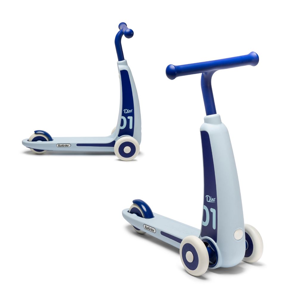 【Italtrike】Dino 兒童滑板車/ 鯨魚藍