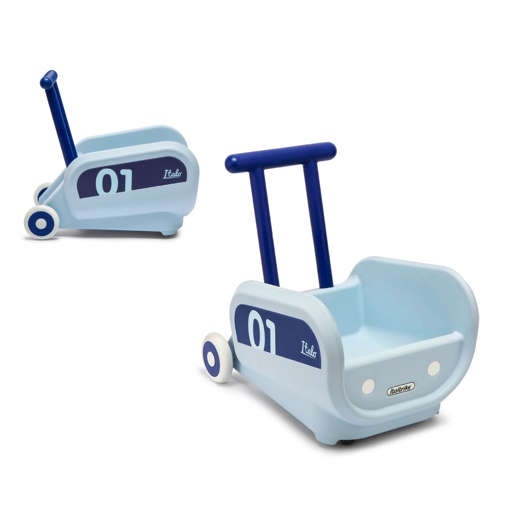 【Italtrike】Italo 兒童玩具推車/ 鯨魚藍