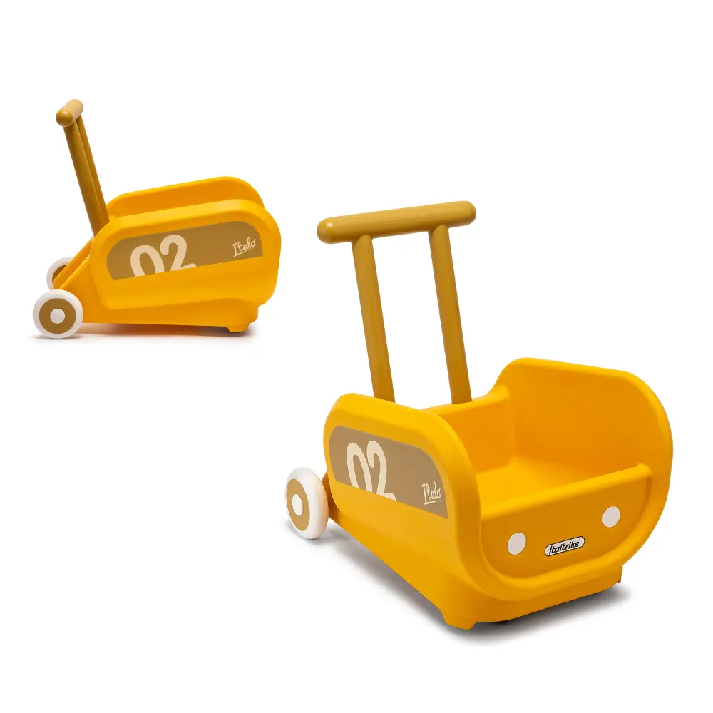 【Italtrike】Italo 兒童玩具推車/ 日出黃