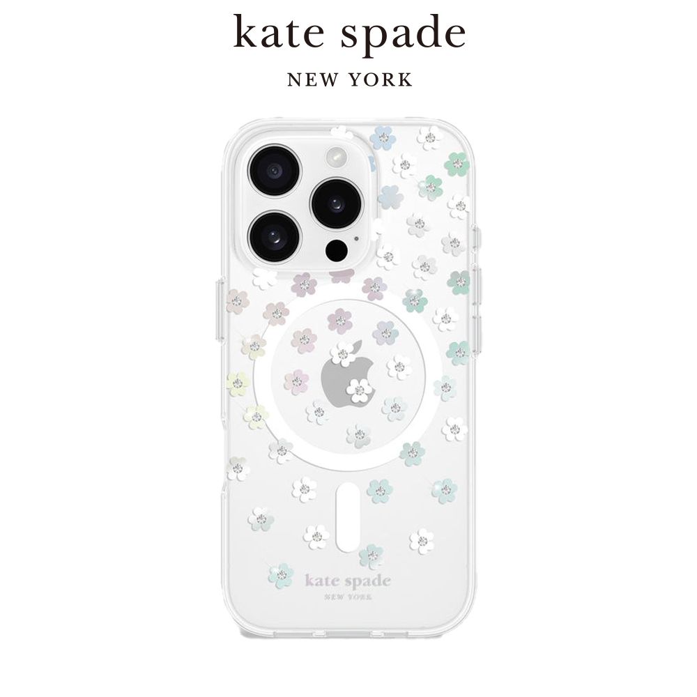 kate spade iPhone 16 Pro Max 精品磁吸防摔殼 幻彩小花