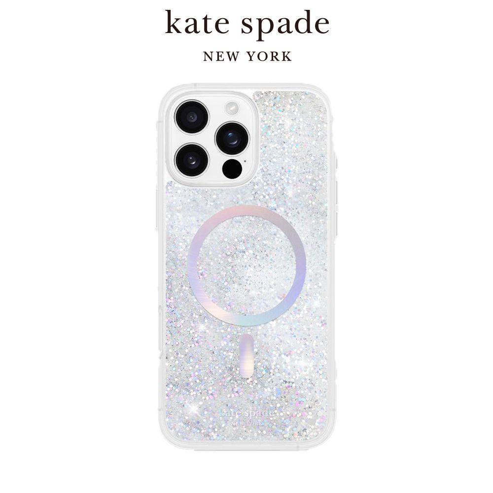 kate spade iPhone 16 Pro 精品磁吸防摔流沙殼 經典星沙