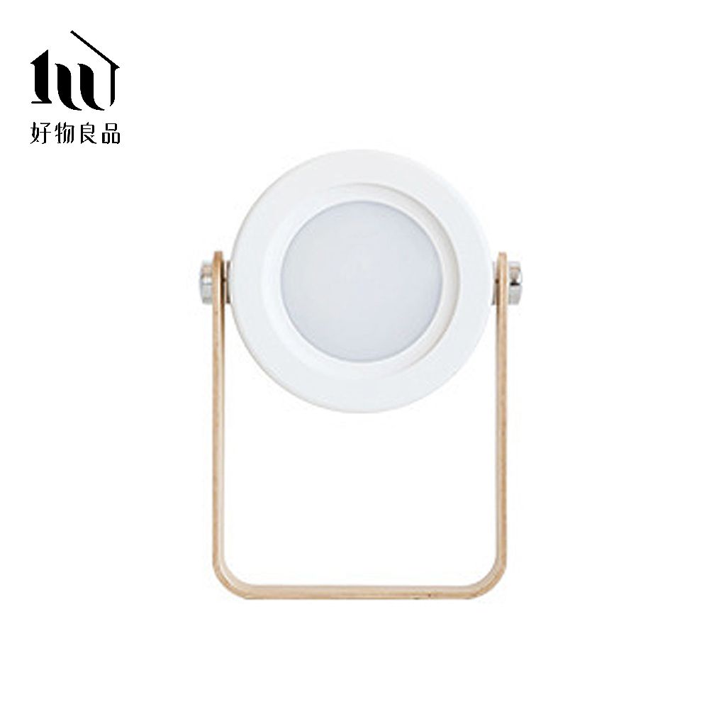 【好物良品】日本手提式USB充電折疊燈/ 白色
