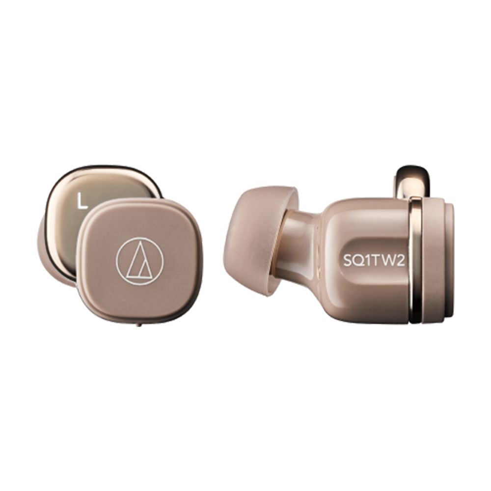 audio-technica 鐵三角 ATH-SQ1TW2 真無線藍牙耳機/ 拿鐵棕(CA)