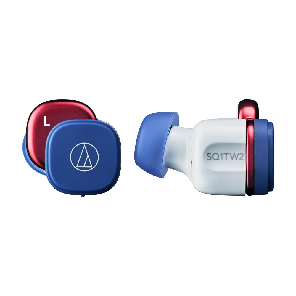 audio-technica 鐵三角 ATH-SQ1TW2 真無線藍牙耳機/ 紺紅(NRD)