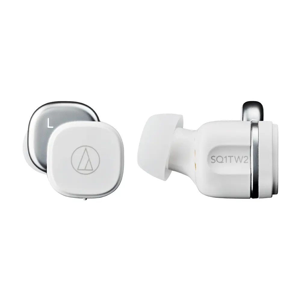 audio-technica 鐵三角 ATH-SQ1TW2 真無線藍牙耳機/ 白(WH)