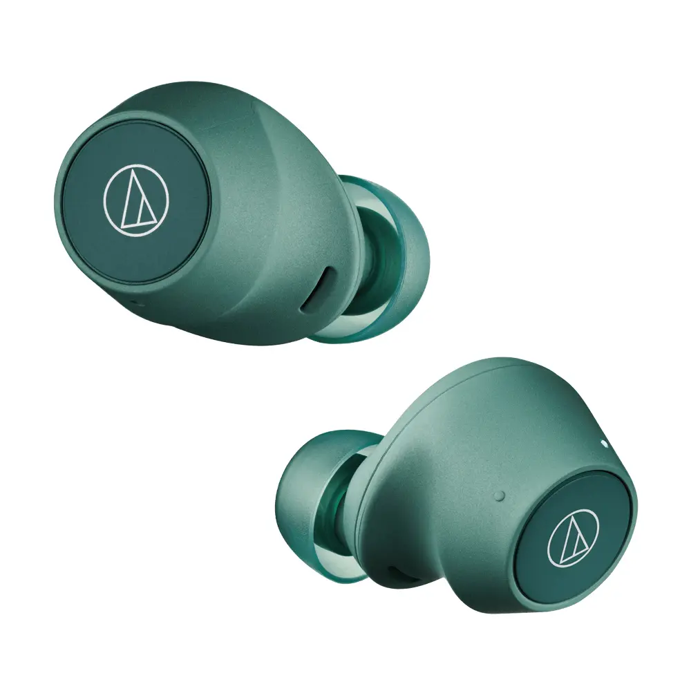 audio-technica 鐵三角 ATH-CKS30TW+ 真無線藍牙耳機/ 綠色