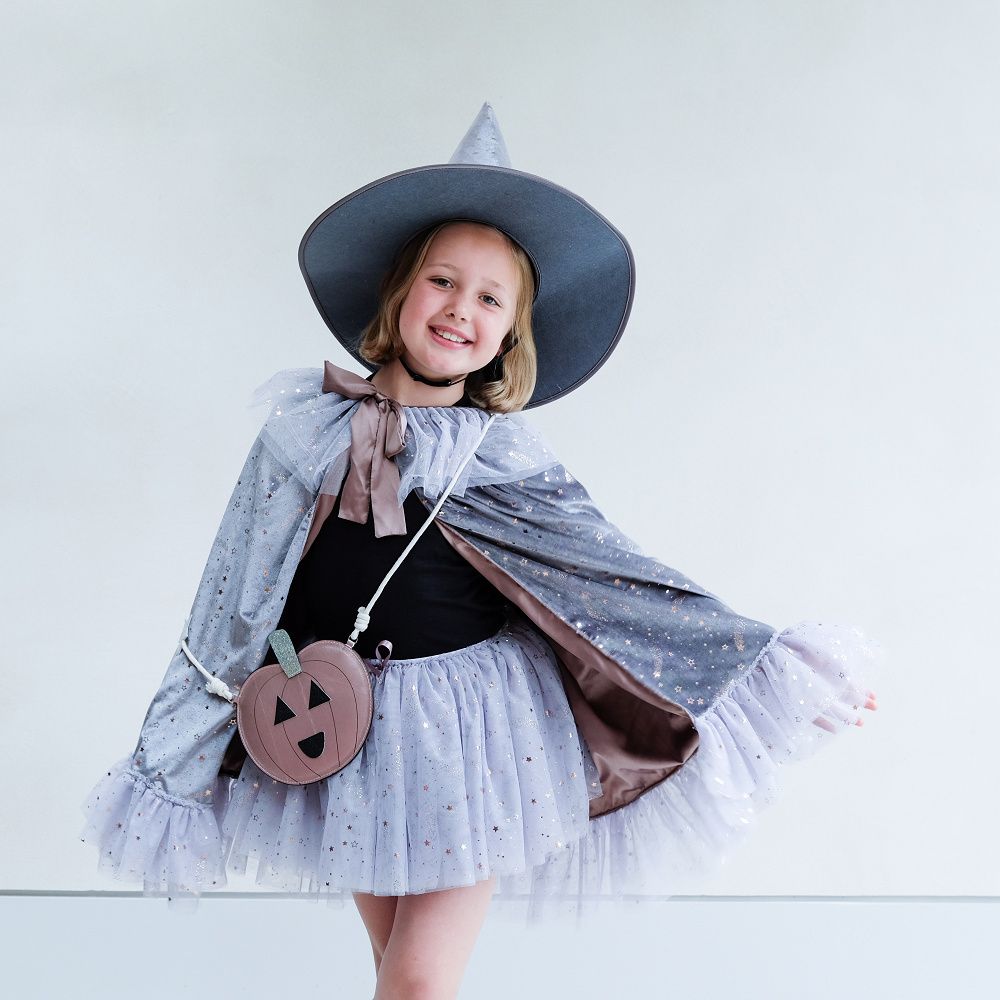 Mimi & Lula AW24變裝派對葛蕾斯達女巫絨質披風