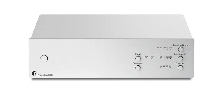 Pro-Ject Phono Box S3 B 平衡式唱頭放大器/ 銀色