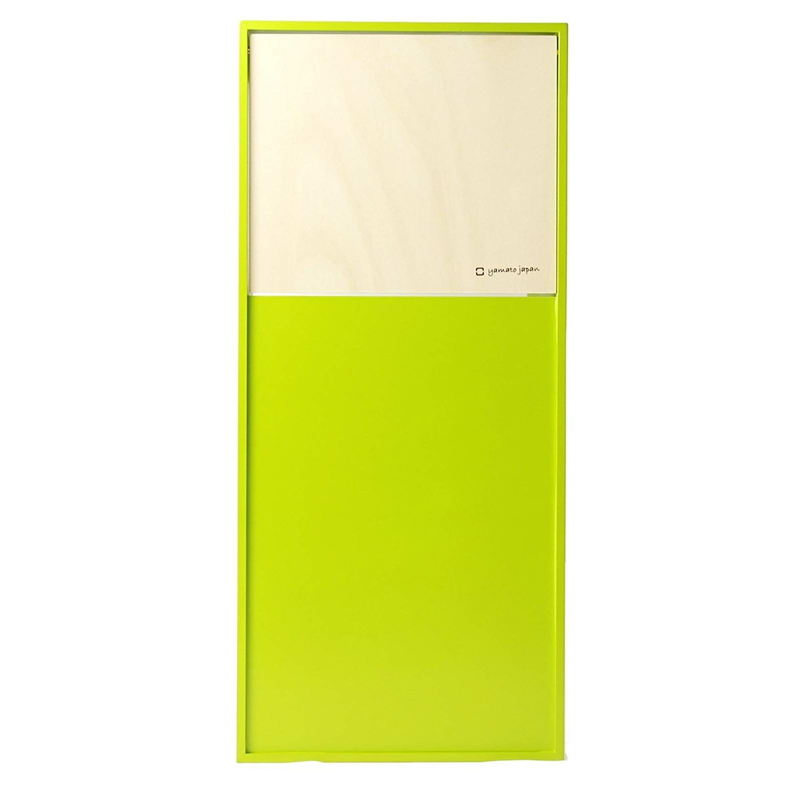 yamato japan｜DOORS mini 純手工木製前開式迷你型垃圾桶 8L/ 蘋果綠