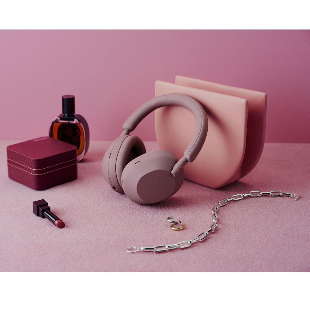 SONY WH-1000XM5 無線藍牙降噪 耳罩式耳機 公司貨 / 玫瑰灰