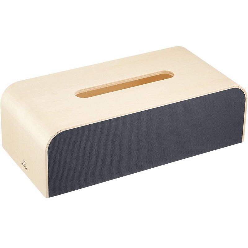 yamato japan 純手工木製北歐風color box面紙盒/ 深藍色