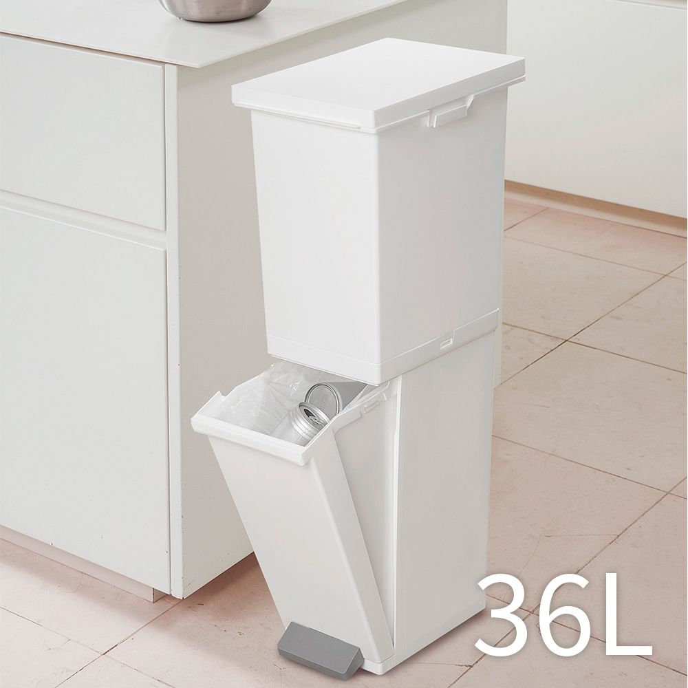 TONBO NEO系列踩踏式雙層分類垃圾桶36L