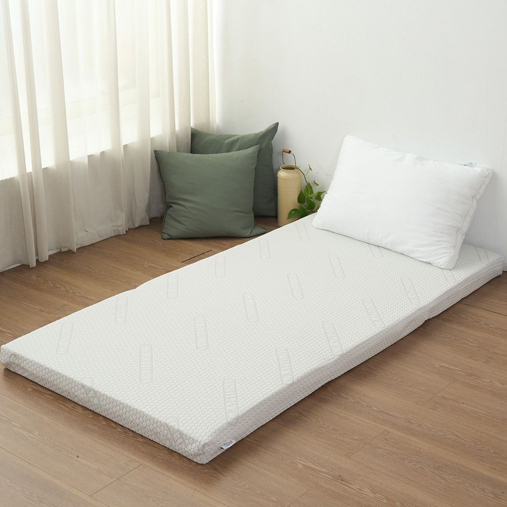 Pillove / 石墨烯天絲8cm完美釋壓床墊-單人加大3.5×6尺 / 日式三折墊 / 透氣床墊