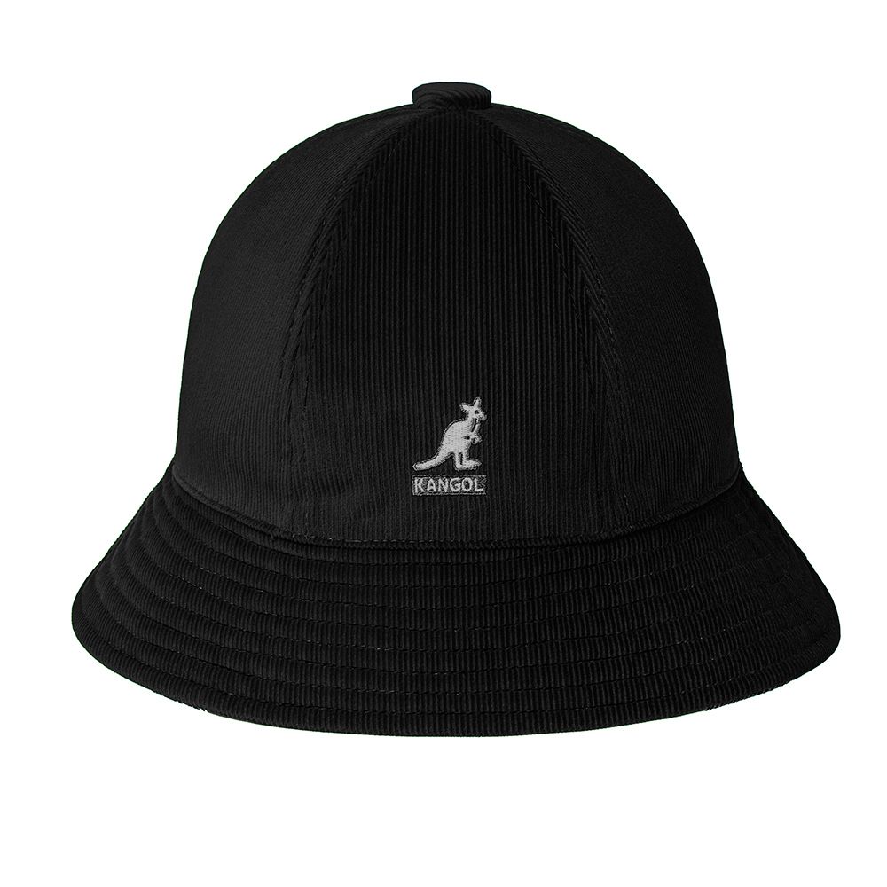 KANGOL CORD燈芯絨鐘型帽/ 黑色/ M