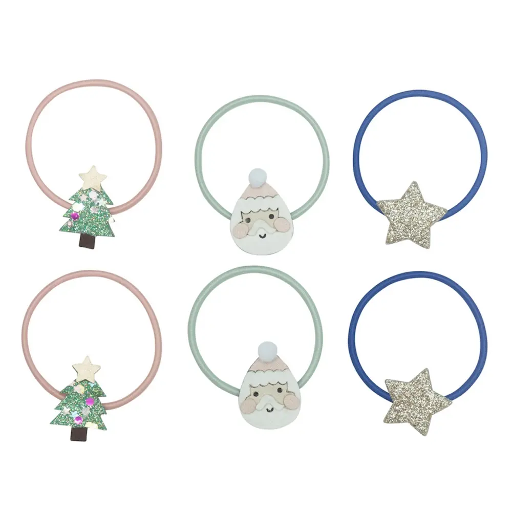 Mimi & Lula AW24 Xmas聖誕老公公髮束/ 6入