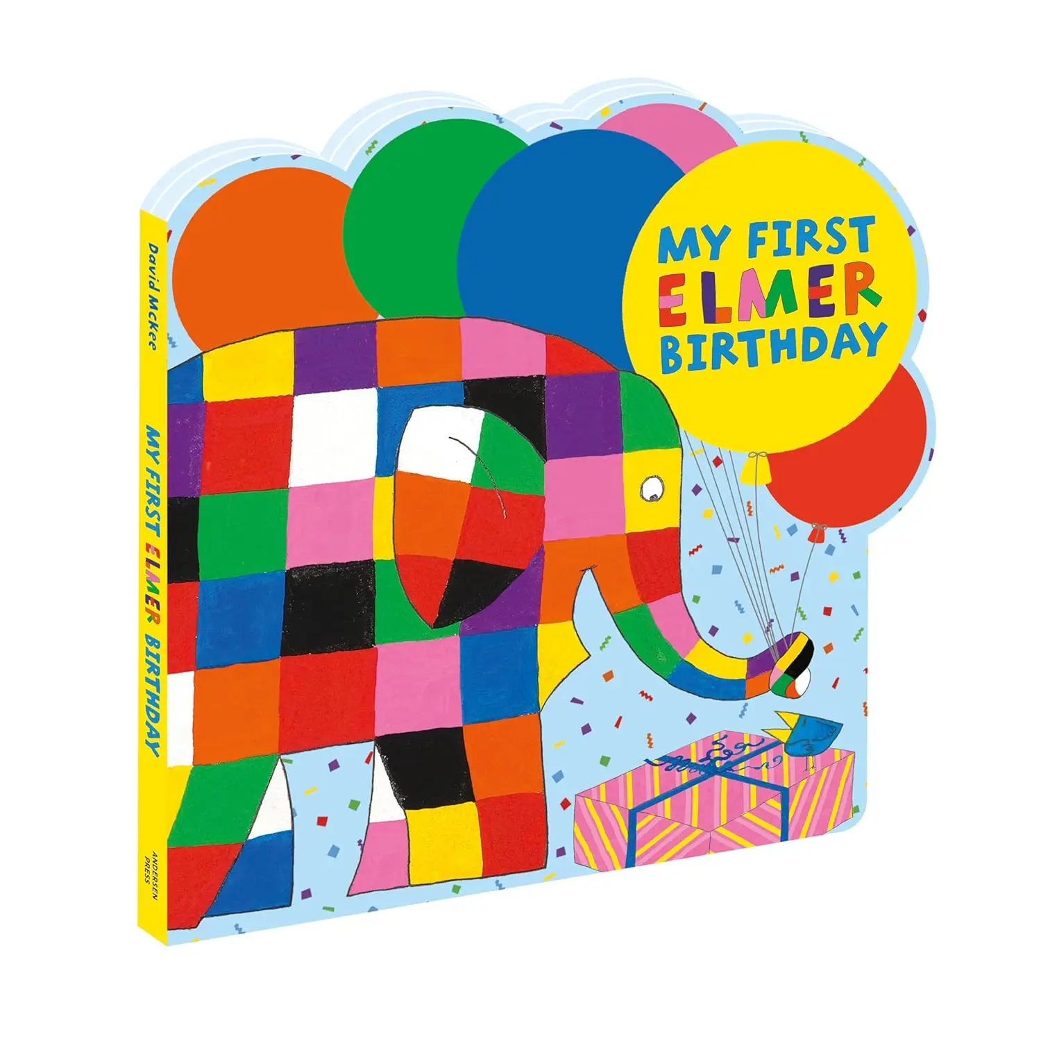 My First Elmer Birthday: Shaped Board Book