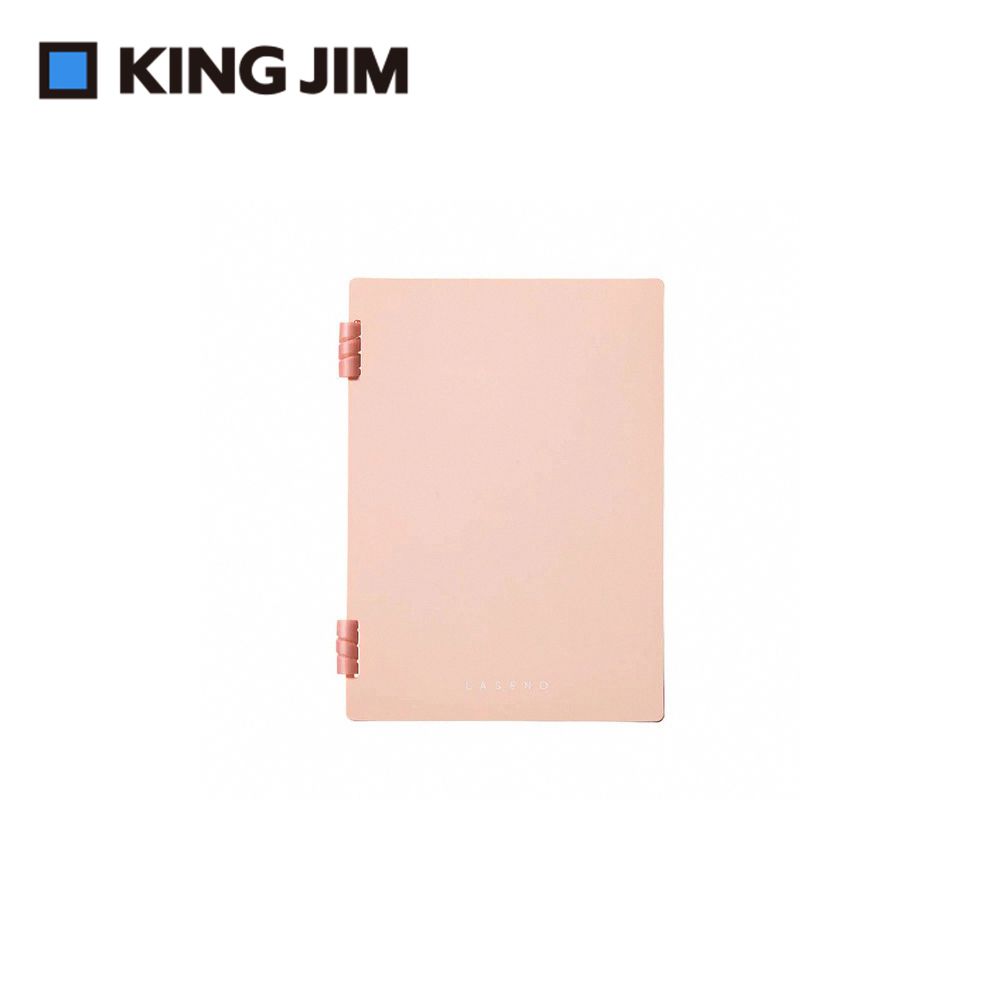 KING JIM Laseno線圈筆記本/ A5/ 粉紅色