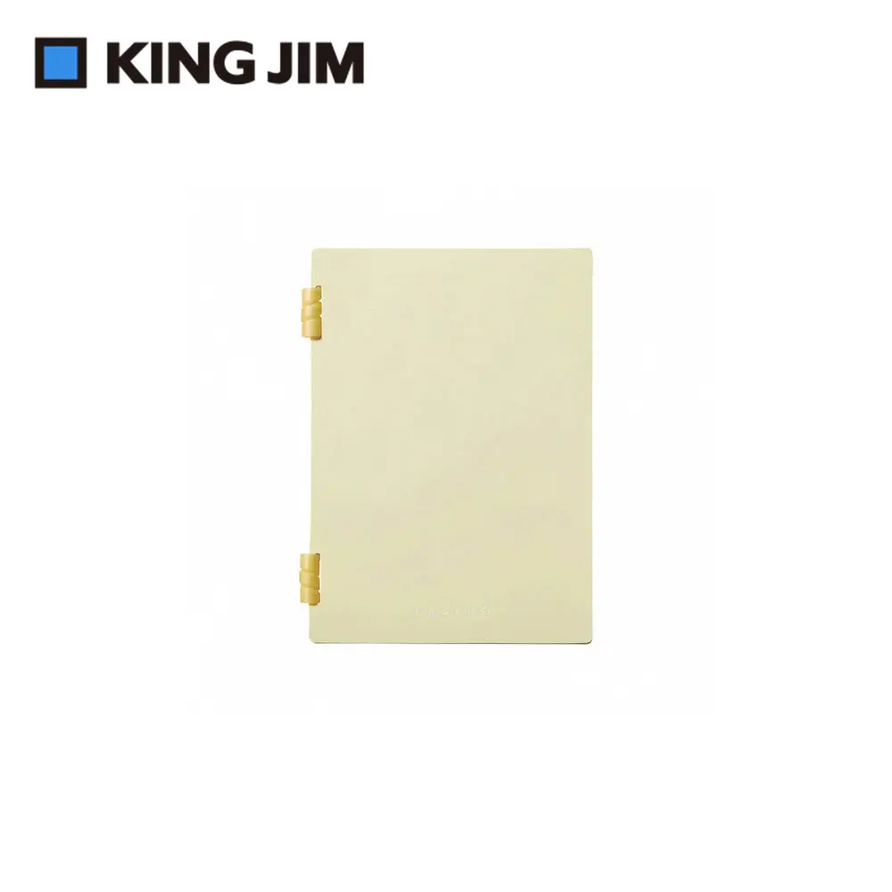 KING JIM Laseno線圈筆記本/ A5/ 黃色