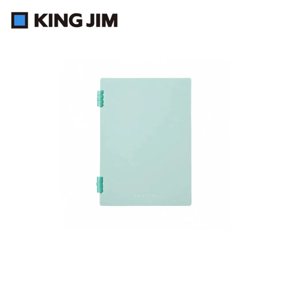 KING JIM Laseno線圈筆記本/ A5/ 薄荷綠