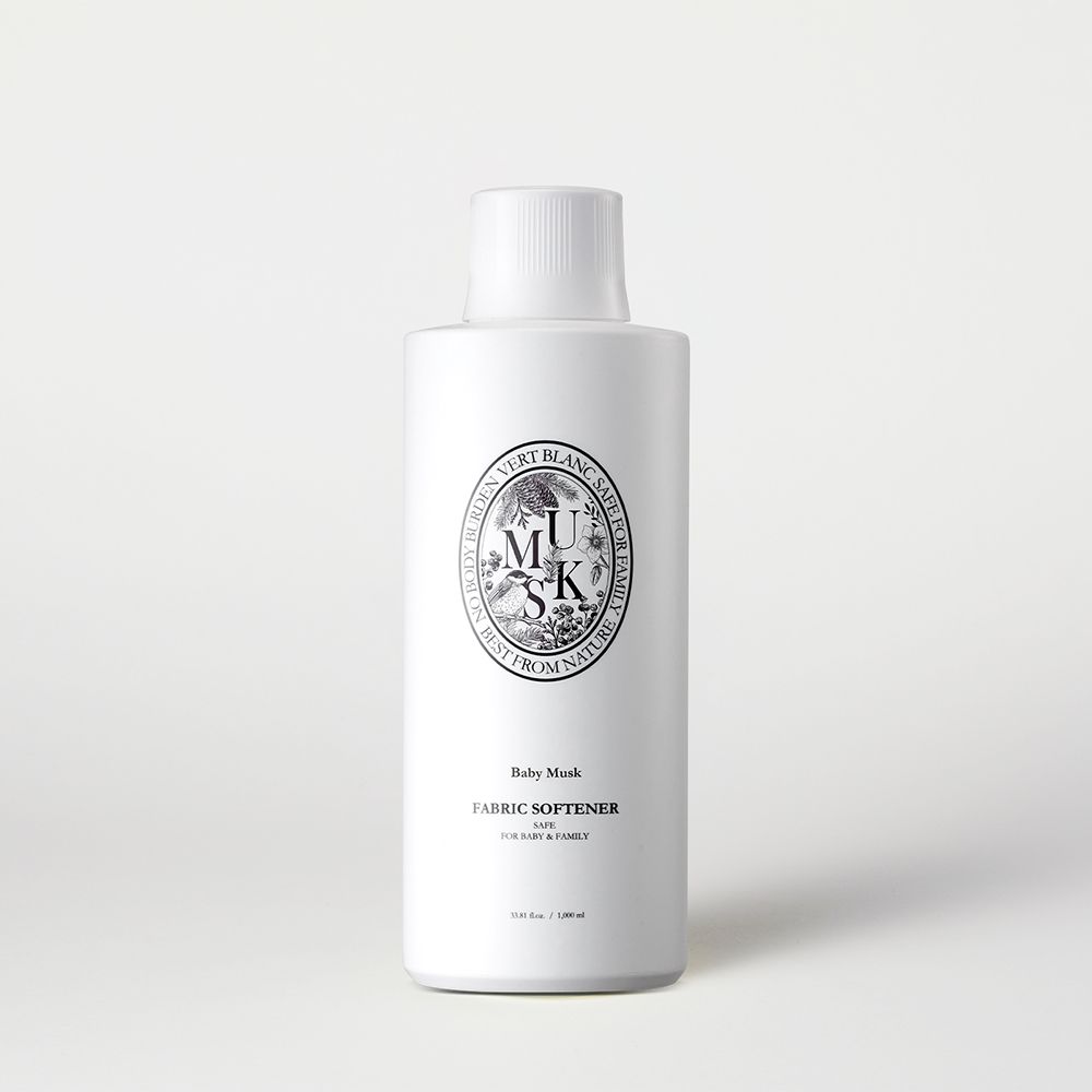 VERTBLANC寶寶天然衣物柔軟精/ 白色麝香/ 1000ml